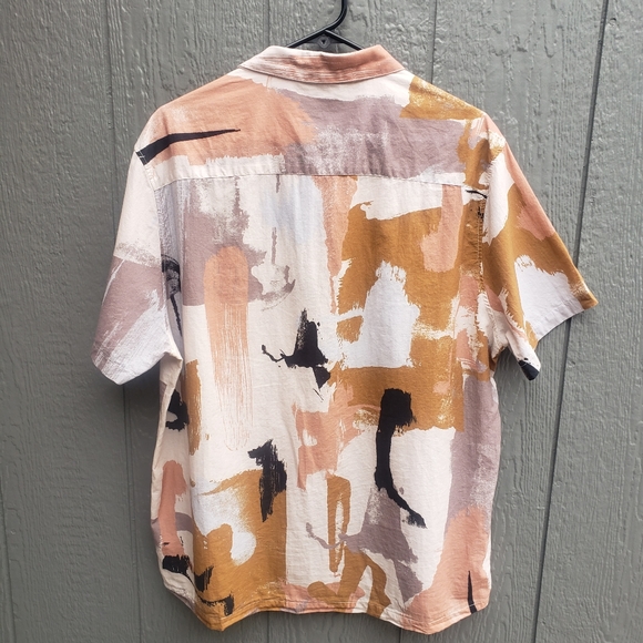 Asos Design Multicolored Button Down Top - Picture 2 of 6